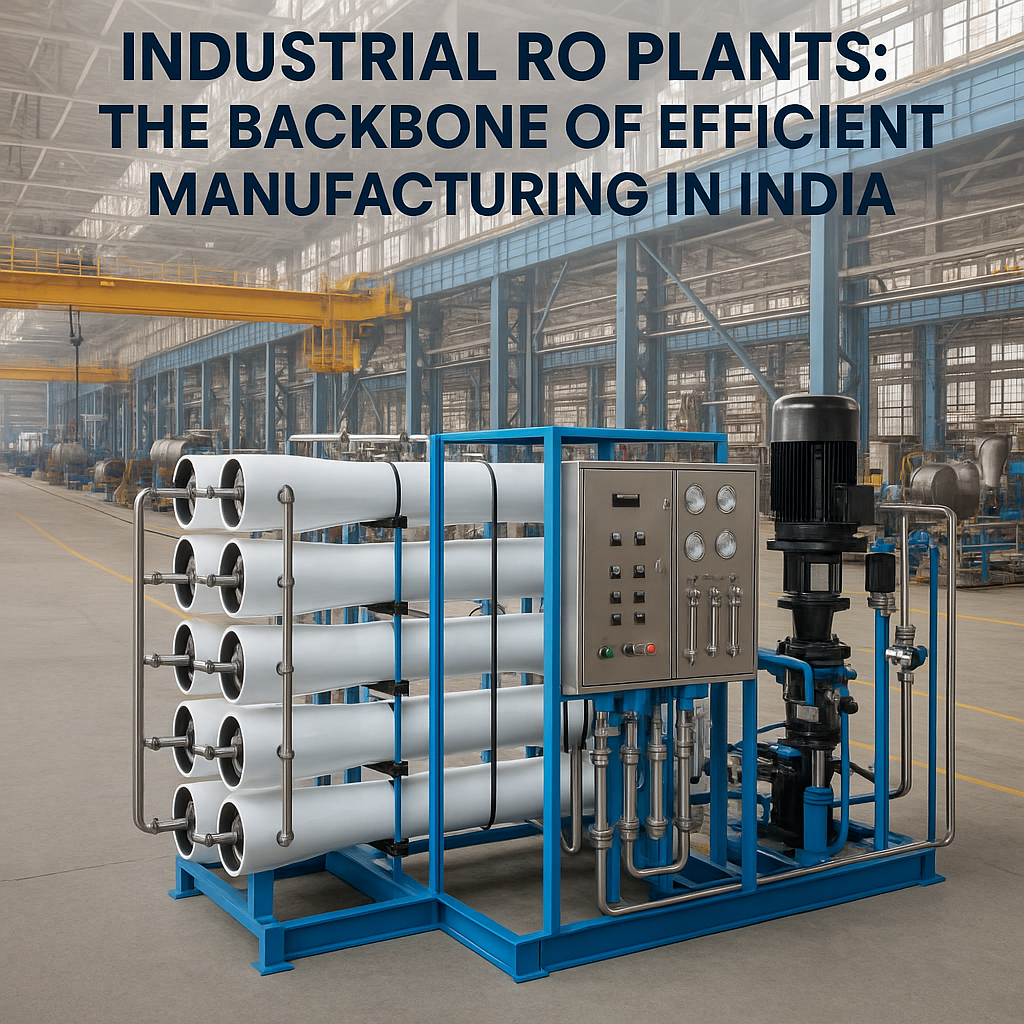 Industrial RO Plants: The Backbone of Efficient Manufacturing in India