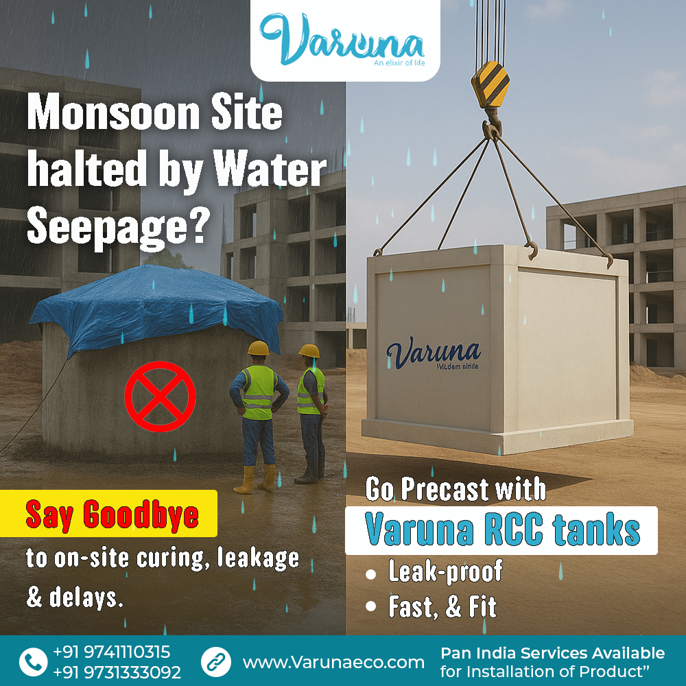 Seamless Precast Concrete Water Tanks | Leak-Proof & Long-Lasting RCC Storage Systems both the blogs should have unique content