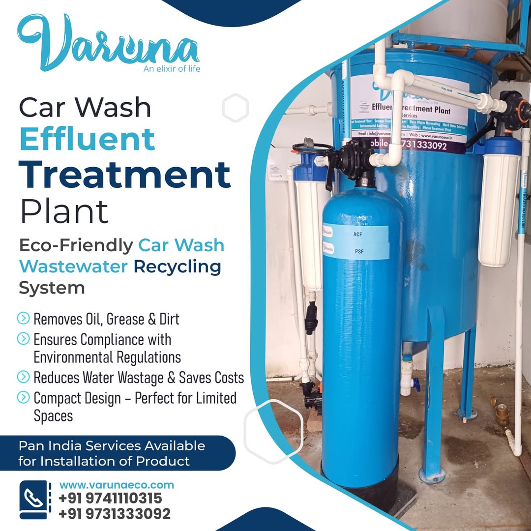 Car Wash ETP in Bangalore | Save 90% Water with Vehicle Wash Recycling Plants