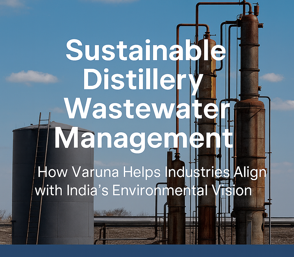 Sustainable Distillery Wastewater Management: How Varuna Helps Industries Align with India’s Environmental Vision