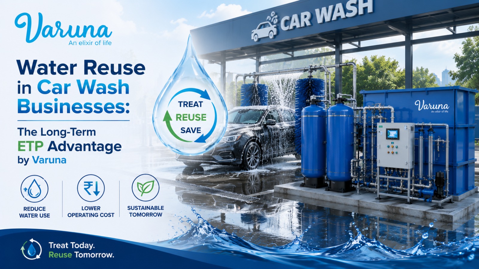 Water Reuse in Car Wash Businesses: The Long-Term ETP Advantage by Varuna