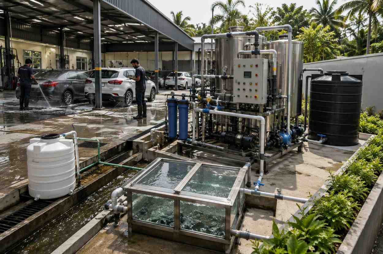 Varuna Car Wash ETP: Stop Buying Fresh Water Every Day