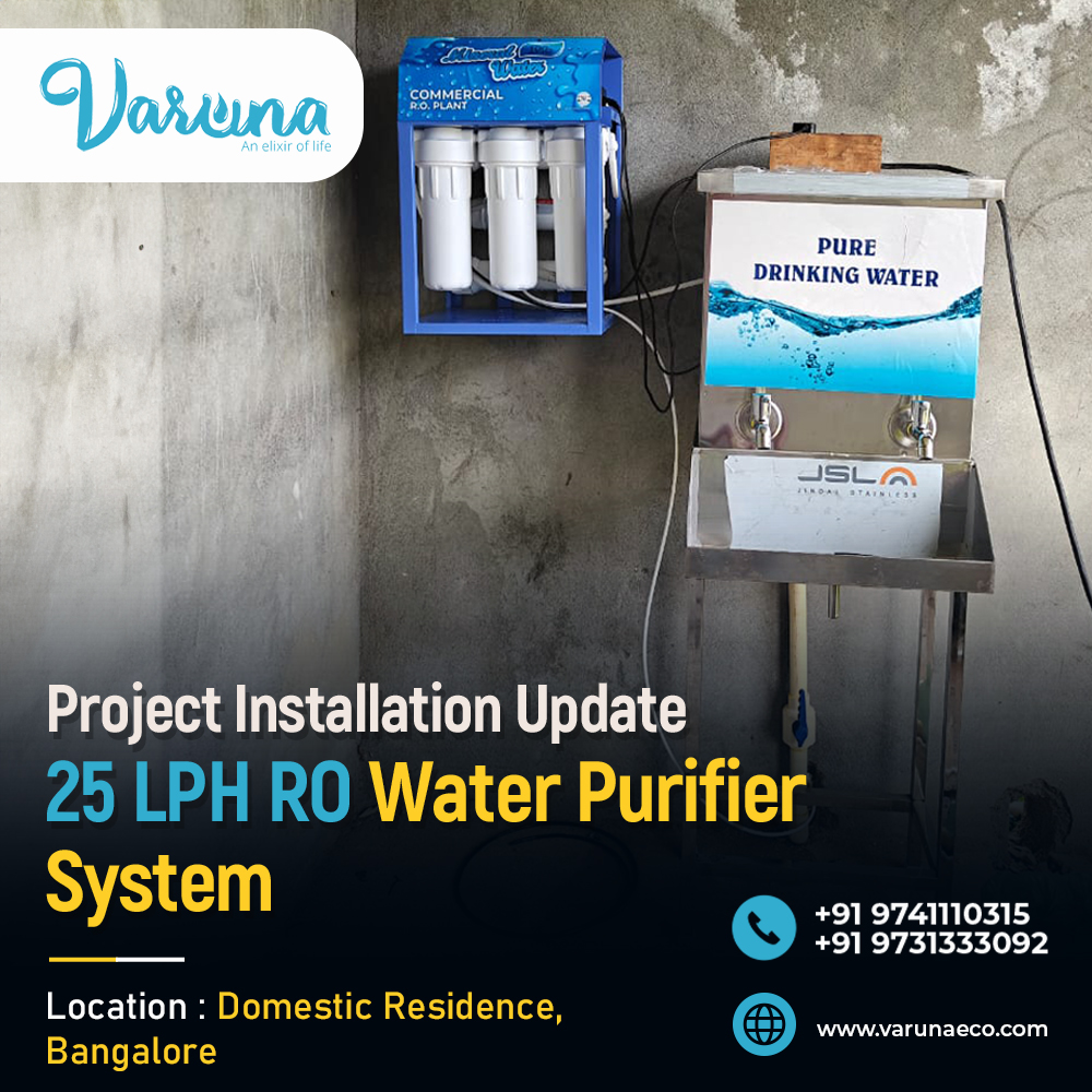 25 LPH Industrial RO System Installation | Varuna & Jal Science Water Solutions