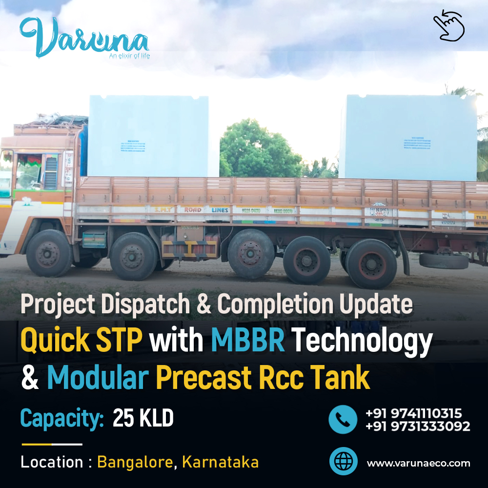 25 KLD Quick STP Installed in Just 10 Days | Modular MBBR Sewage Treatment for Guest House, Bangalore