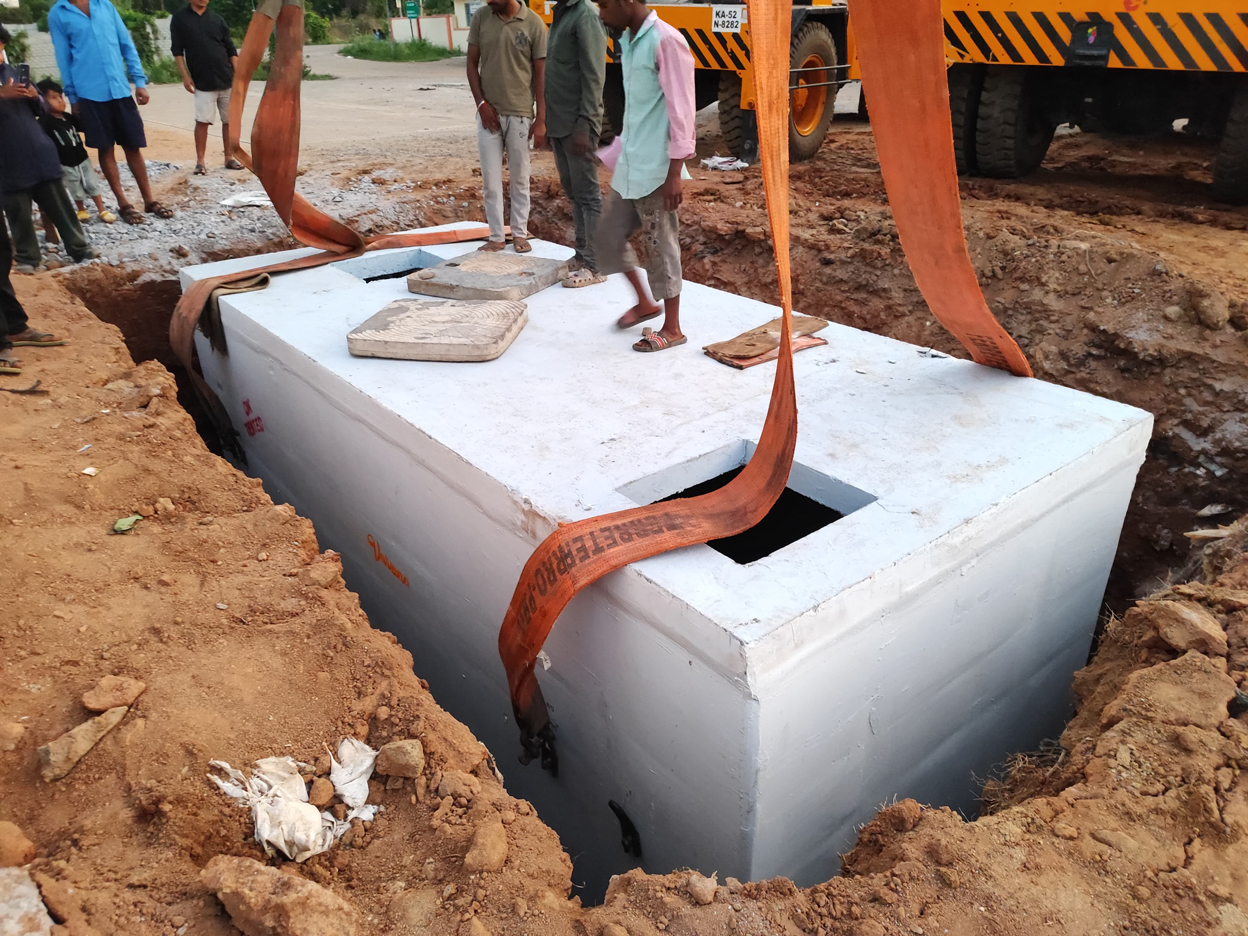 RCC STP Installation for 500 Laborers PG | Plug & Play Sewage Plant by Varuna
