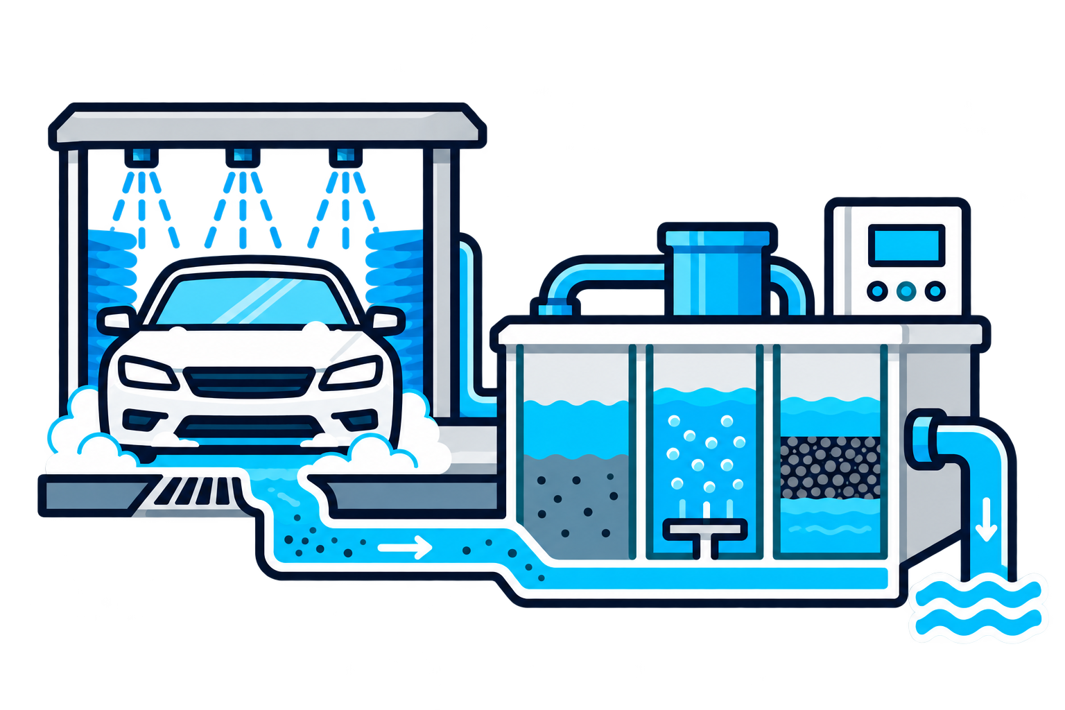 Car Wash Effluent Treatment Plant (ETP)